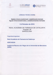 programa-5-10-2016 - Reial Acadèmia de Farmàcia de Catalunya