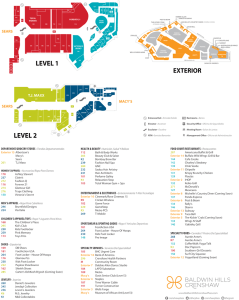 Directory Map  - Baldwin Hills Crenshaw Plaza