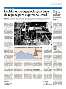 Los bienes de equipo, la gran baza de España para exportar a Brasil