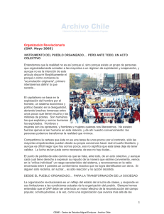 Organización Revolucionaria (Mayo 2005)