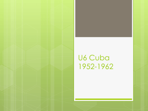 U6 Cuba 1952-1962