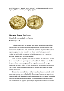 Moneda de oro de Creso