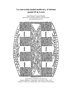 La conversión modal medieval y el sistema modal S5 de Lewis