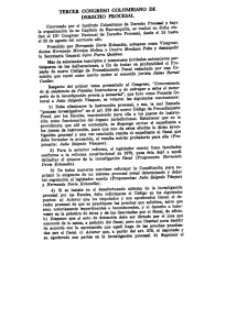 tercer congreso colombiano de derecho procesal