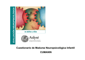 Cuestionario de Madurez Neuropsicológica Infantil CUMANIN