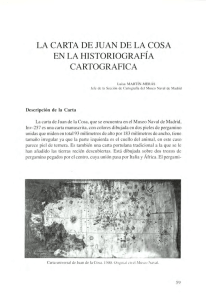 La carta de Juan de la Cosa en la historiografía