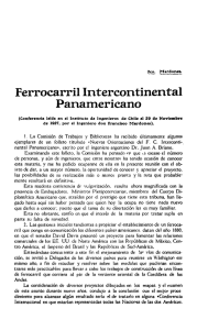 Ferrocarril Intercontinental - Anales del Instituto de Ingenieros de Chile