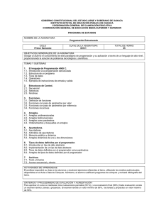 Programación Estructurada