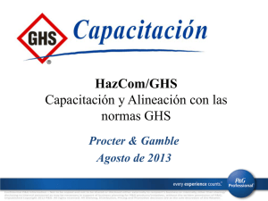 HazCom/GHS Capacitación y Alineación con las normas GHS
