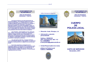 CUERPO DE POLICÍA LOCAL - Ayuntamiento de Alcantarilla