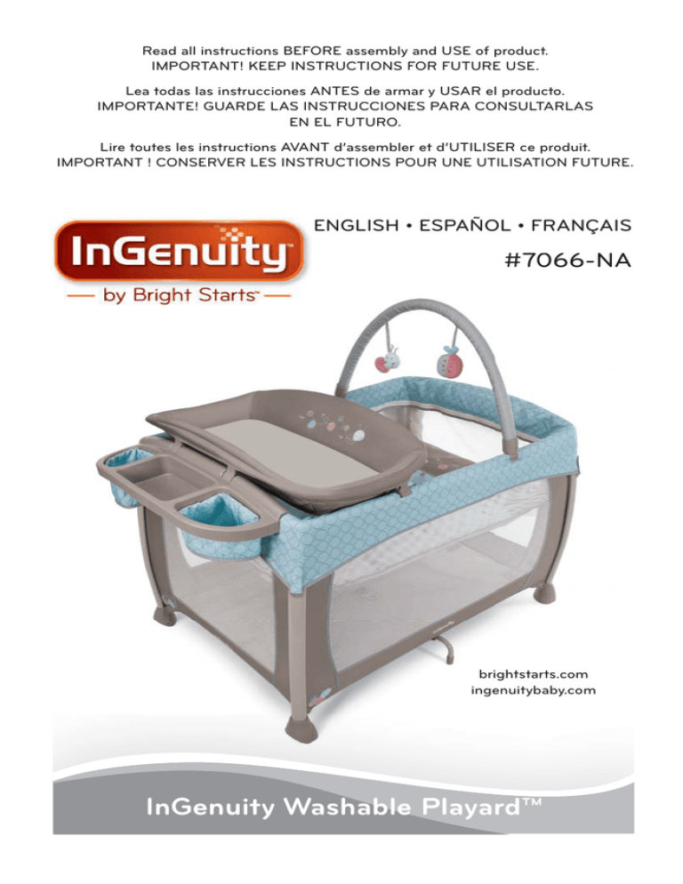InGenuity Washable Playard
