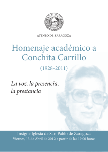Homenaje a Conchita Carrillo