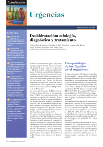 Deshidratación: etiología, diagnóstico y tratamiento