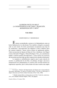 ALFREDO JOCELYN-HOLT LA INDEPENDENCIA DE CHILE