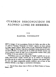 AnalesIIE12, UNAM, 1945. Cuadros desconocidos de Alonso López