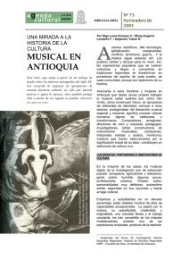 103. Una mirada a la historia de la cultura musical en Antioquia
