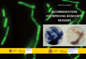 RECOMMENDATIONS FOR IMPROVING BIOSECURITY MEASURES
