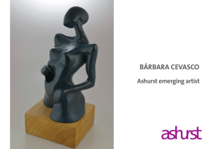 BárBArA CevAsCo - Ashurst Emerging Artist Prize 2017