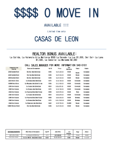 0 MOVE IN - Casas de Leon