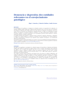 Demencia y depresión - Asociación Colombiana de Neurología