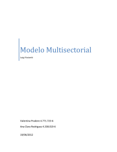 Modelo Multisectorial de Pasinetti