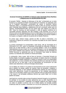 information - Autoridad Portuaria de Valencia