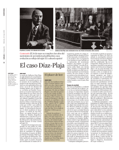 El caso Díaz-Plaja - Universitat de Barcelona