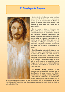 2º Domingo de Pascua - Congregación de Sacerdotes del Sagrado