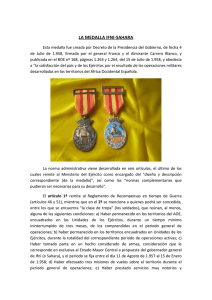 la medalla ifni-sahara - Asociación de Veteranos de Ifni del Levante