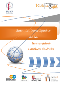 Guía del investigador de la - Universidad Católica de Ávila