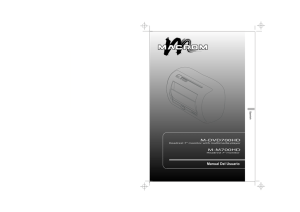 M-DVD700HD M-M700HD Manual Del Usuario
