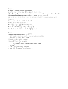 Respuesta 1. a) Como Py - Qx = 0 por el teorema de Green resulta