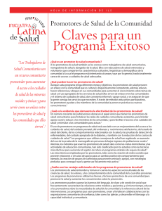 Claves para un Programa Exitoso - The Latino Health Initiative (LHI)