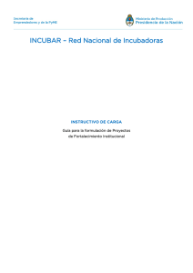 INCUBAR – Red Nacional de Incubadoras