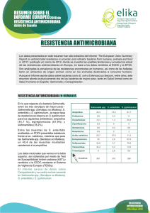 resistencia antimicrobiana