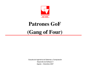 Patrones GoF (Gang of Four)