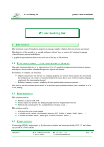 We are looking for - ETSINF, Informática, Empresa