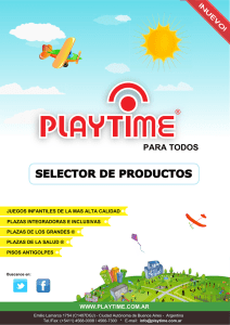 Ctálogo Selector de Productos - Playtime Argentina