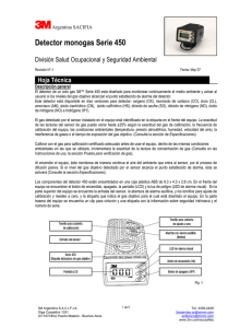 Detector monogas Serie 450