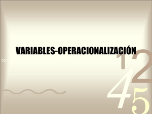 variables-operacionalización