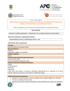 Ficha de Registro de Iniciativas de Intercambio en Protección Social