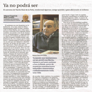 Page 1 Ya no podrá ser El universo de Nacho Ruiz de la Peña