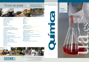 Química - Universidad de Alicante