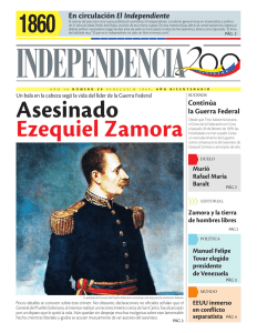 Asesinado Ezequiel Zamora - Independencia 200