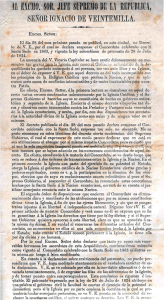 pdf Al Excmo. Sor. Jefe Supremo de la República, señor Ignacio de