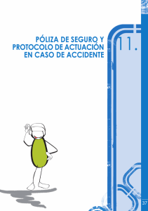 póliza de segurq y protocolo de actuación en caso de accidente