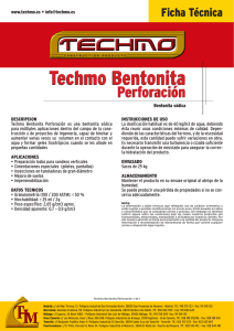 Techmo Bentonita Techmo Bentonita