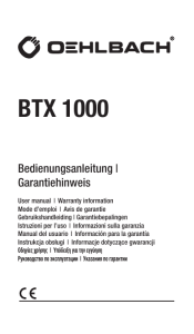 BTX 1000 - Oehlbach