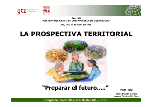 La Prospectiva Territorial: Conceptos y Pasos Metodológicos