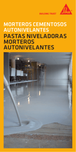 OT14_Folleto Morteros Gama Autonivelantes_SIKA.indd